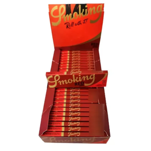 PAPEL SMOKING ROJO 25L x 50u