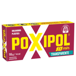 POXIPOL 10 MIN TRANSPARENTE